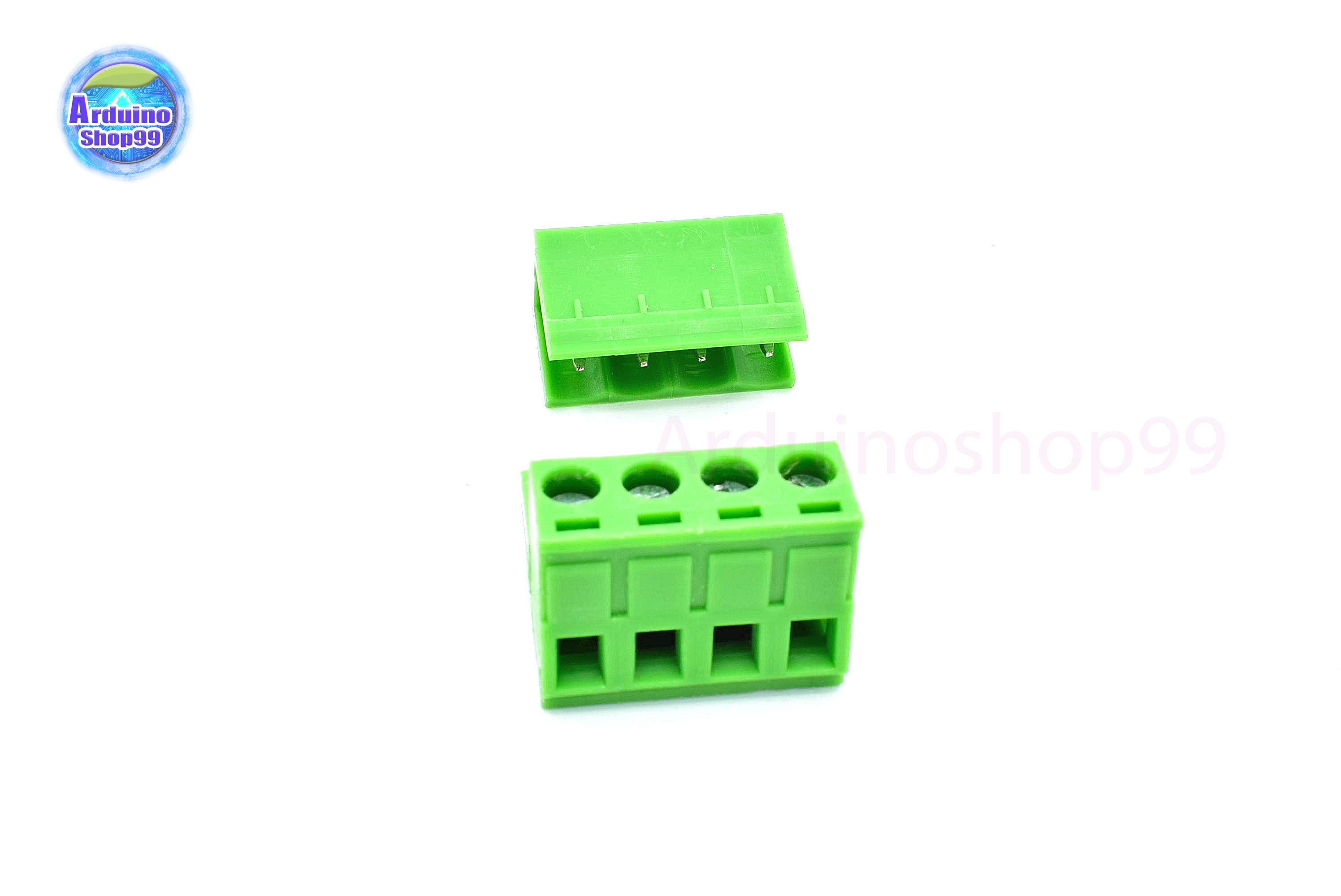 Terminal Block PCB connector 4P / 2EDGK 5.08mm plug-in ( 1 ชุด ผู้+เมีย )