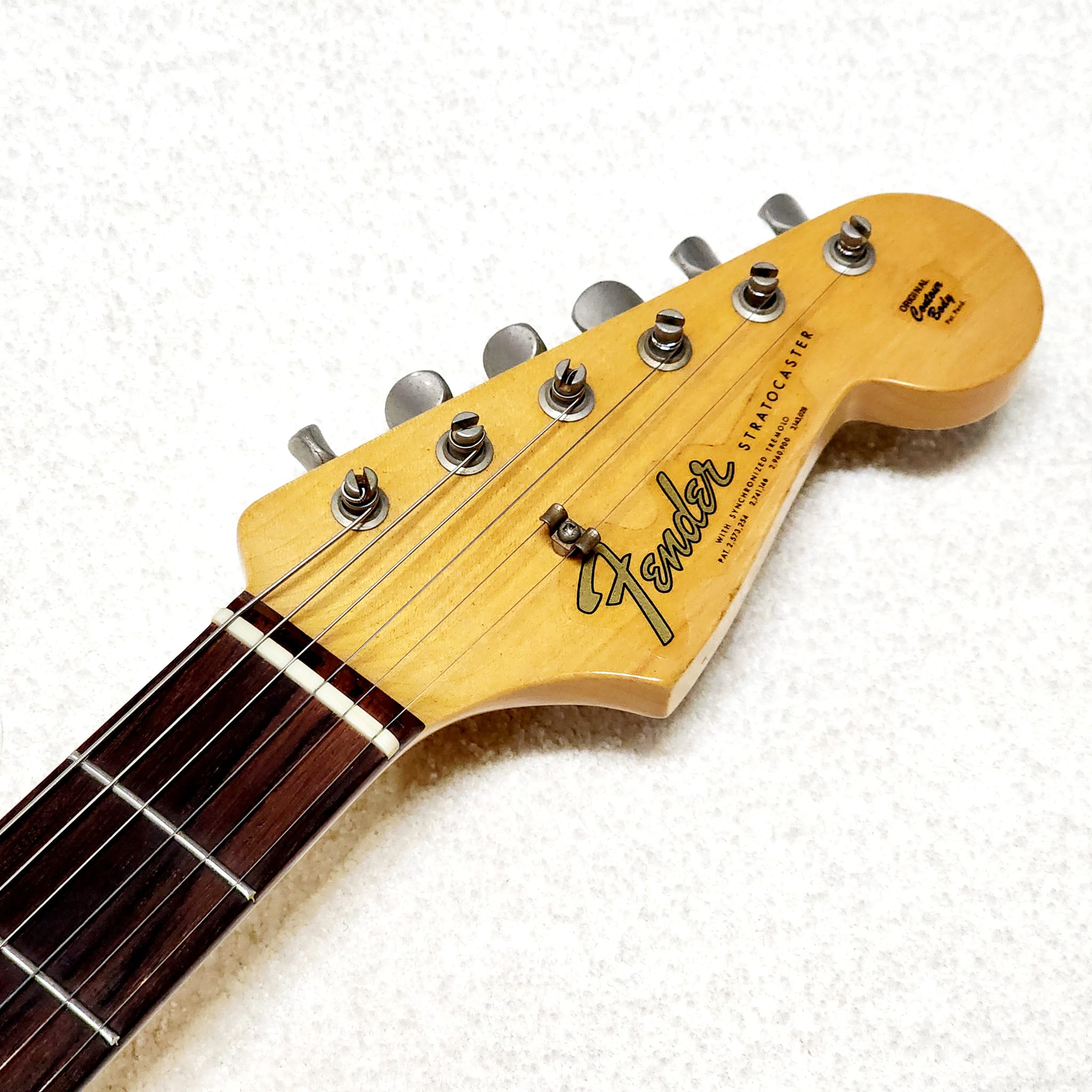 (USED) FENDER Custom Shop Stratocaster RE65 Relic Charcoal Frost Metallic 2005 SERIAL # R25483