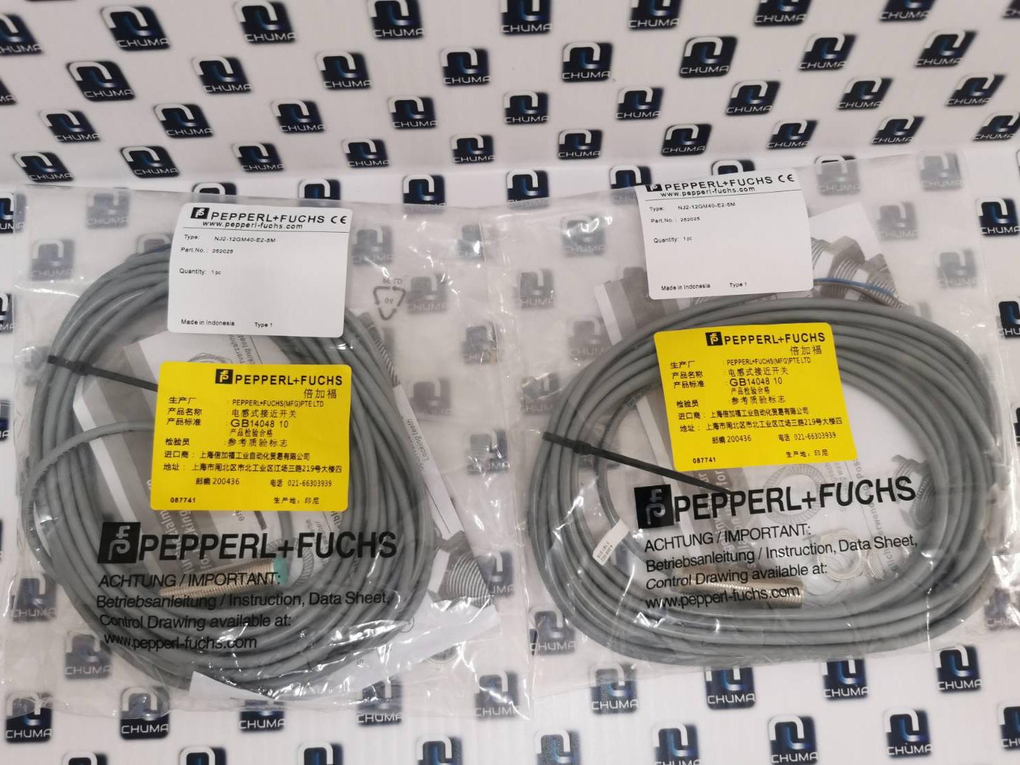 Pepperl + Fuchs, NJ2-12GM40-E2-5M