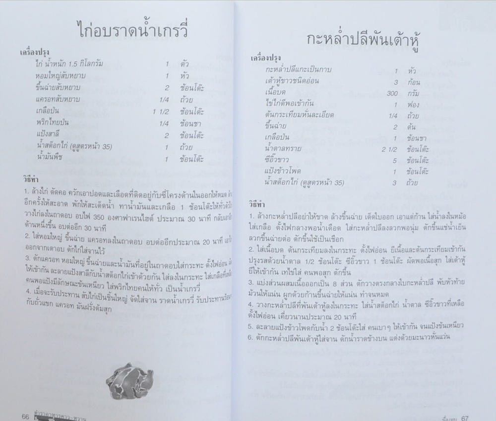 ตำราอาหารคาว-หวาน (เล่ม 1)