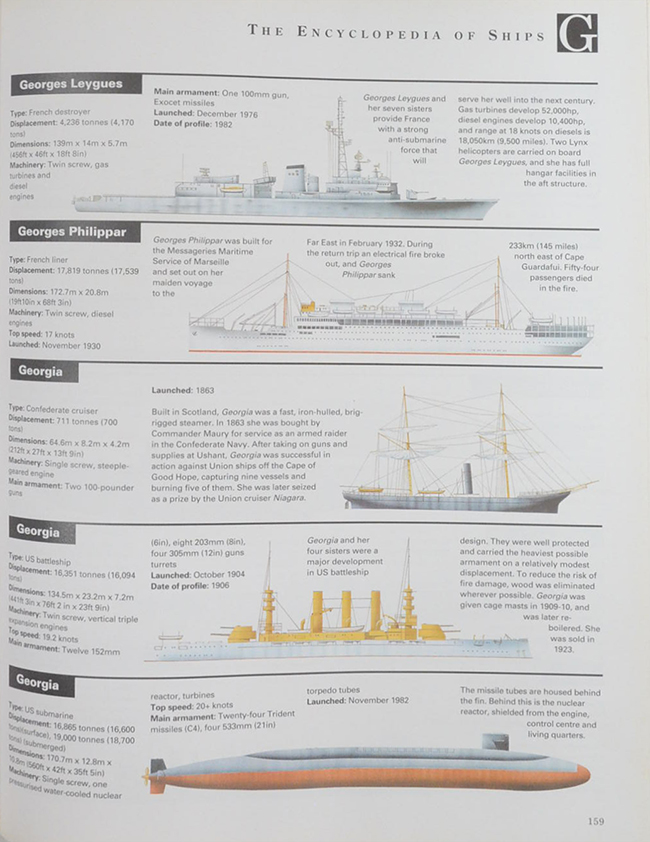 THE ENCYCLOPEDIA OF SHIPS
