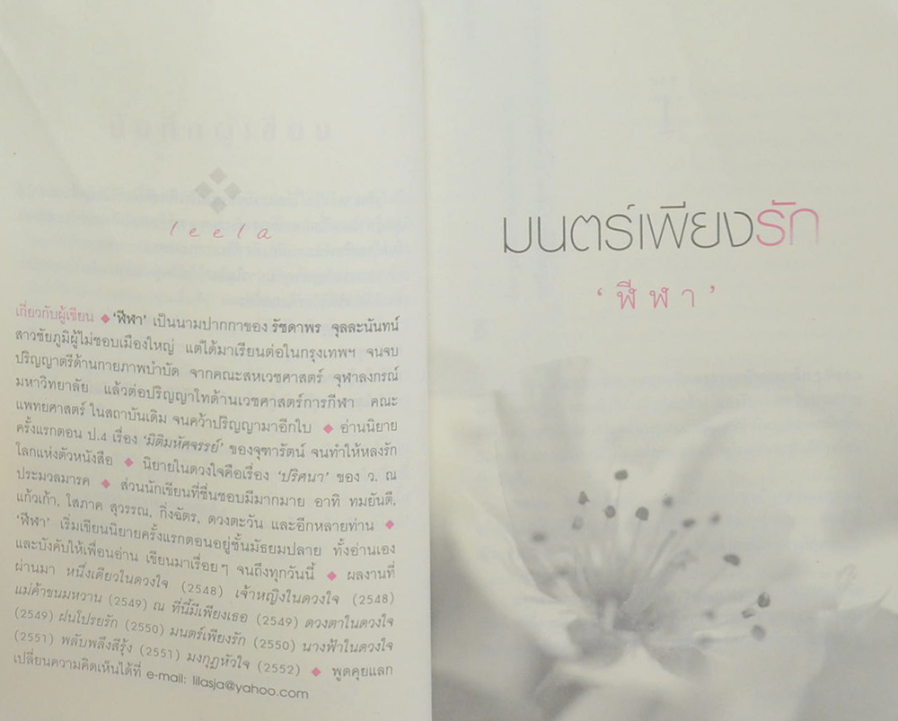 มนตร์เพียงรัก (2 เล่มจบ)