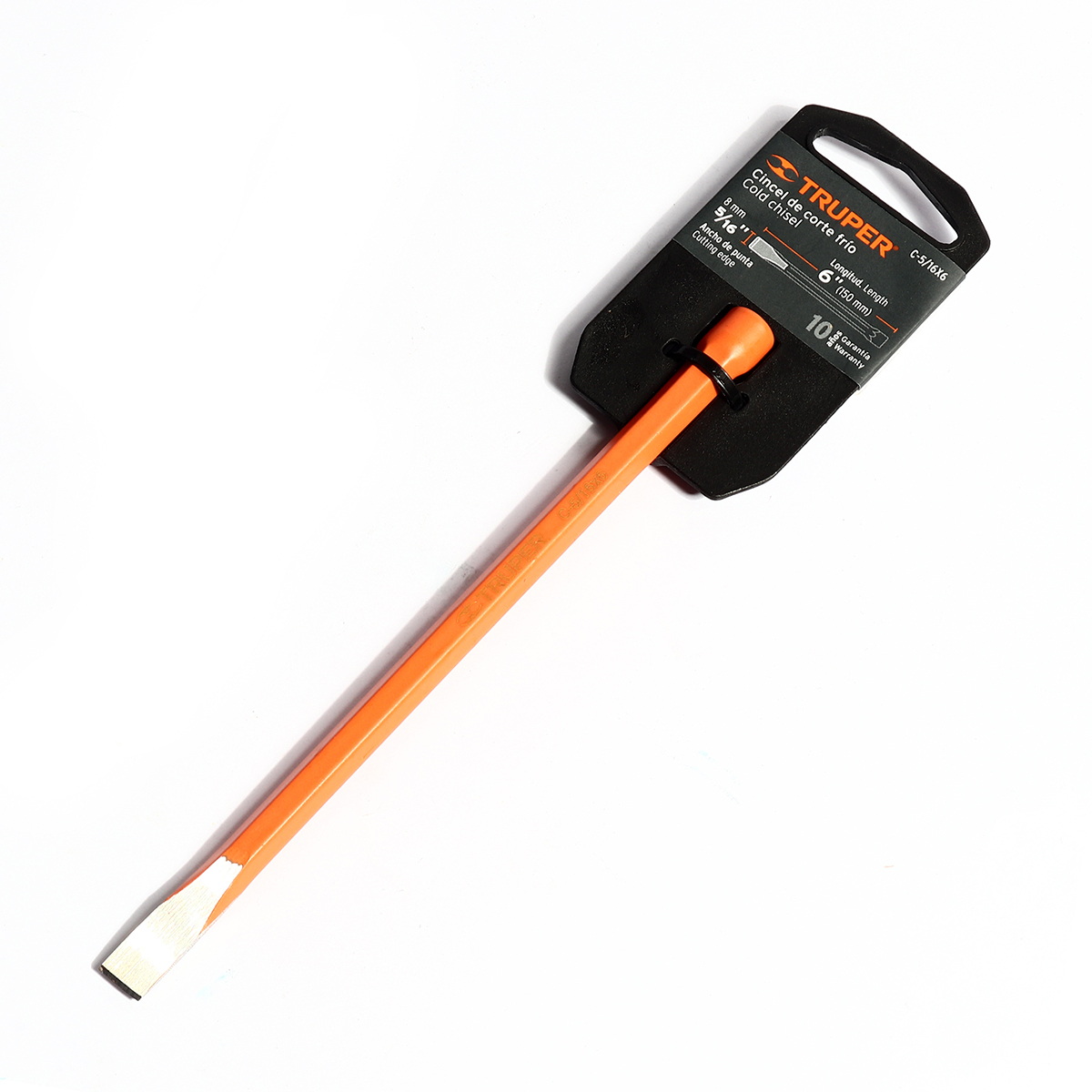 TRUPER 12103 เหล็กสกัดปากแบน 5/16"x6"