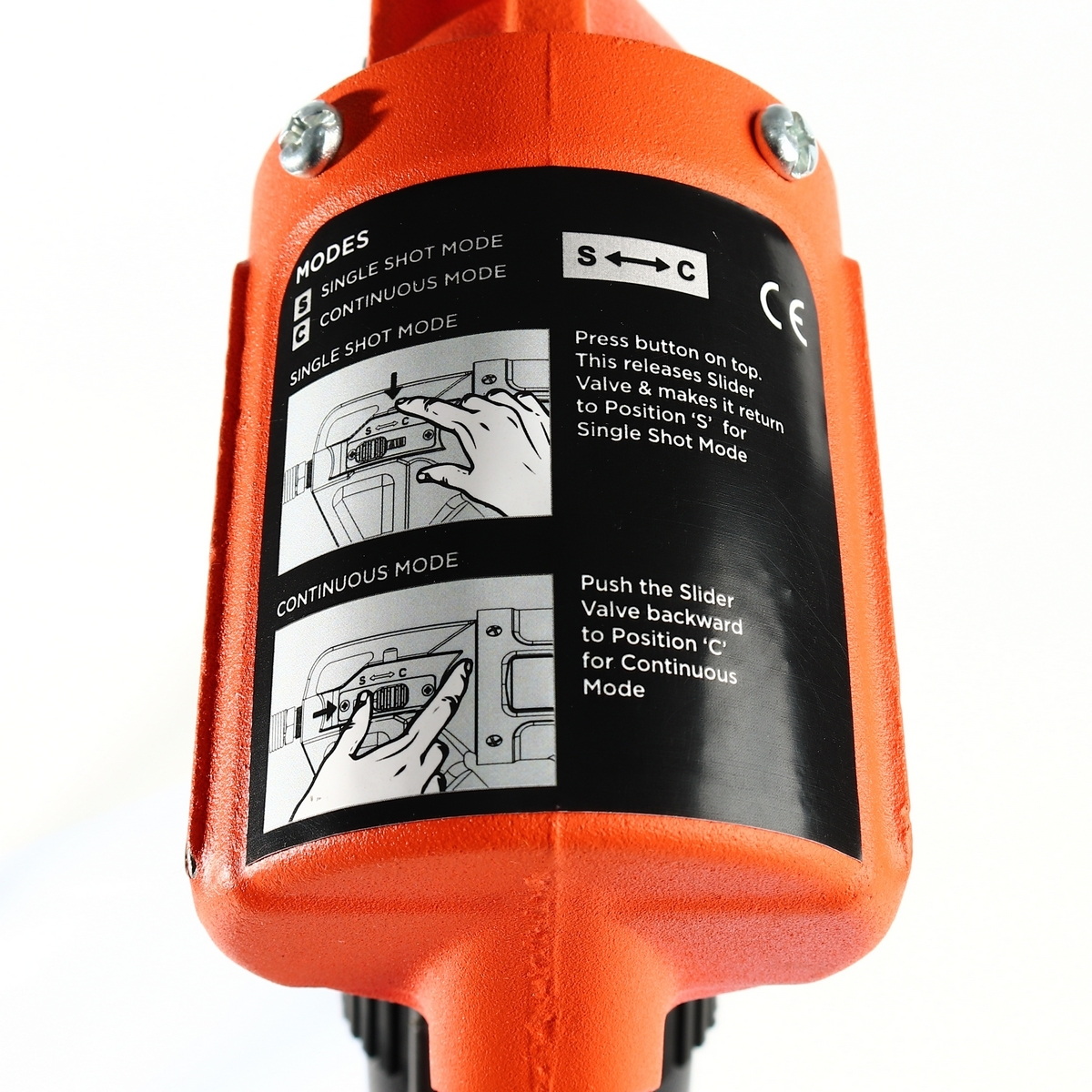 GROZ APGG/1F-30/B กระบอกอัดจาระบีใช้ลม 500cc ท่ออ่อน 30"