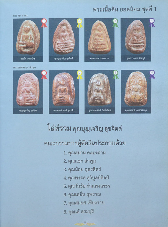 รวมภาพพระชนะเลิศ มหกรรมการประกวด การอนุรักษ์พระเครื่อง พระบูชา และเหรียญคณาจารย์