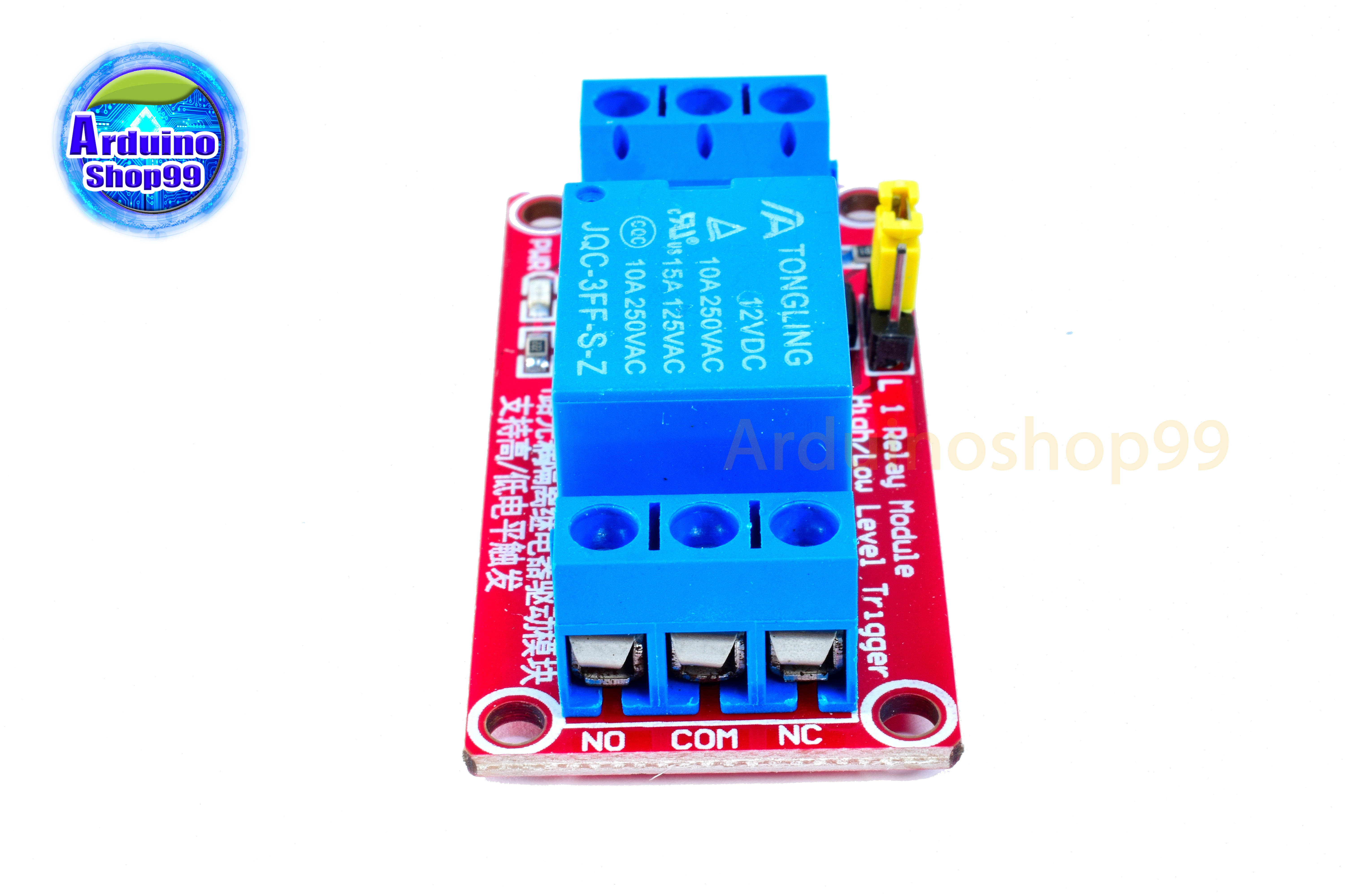 Relay 12V 1 Channel 10A 250V แบบ Active High/Low