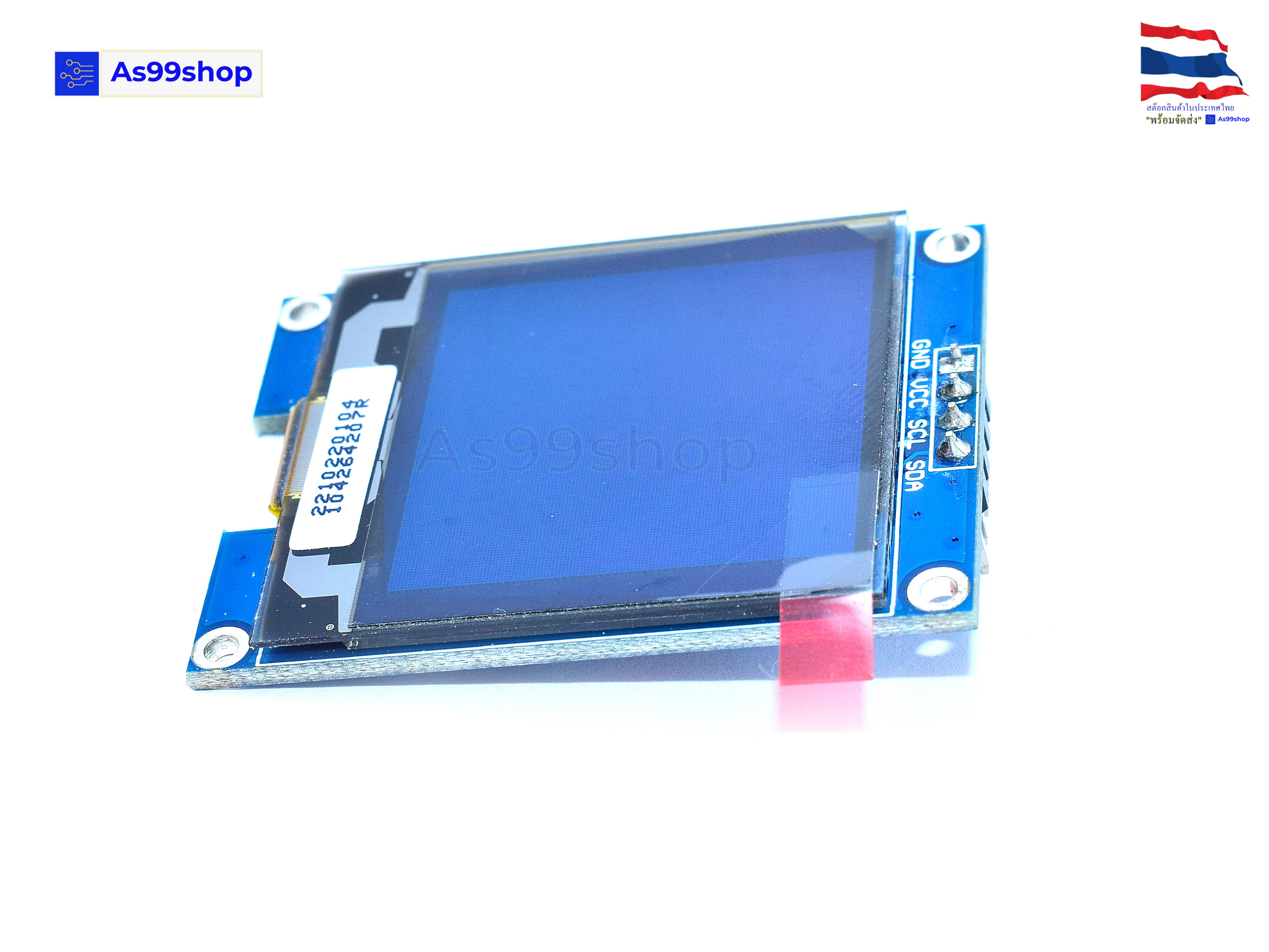 จอแสดงผล OLED ขนาด 1.5 นิ้ว สีขาว แบบ I2C