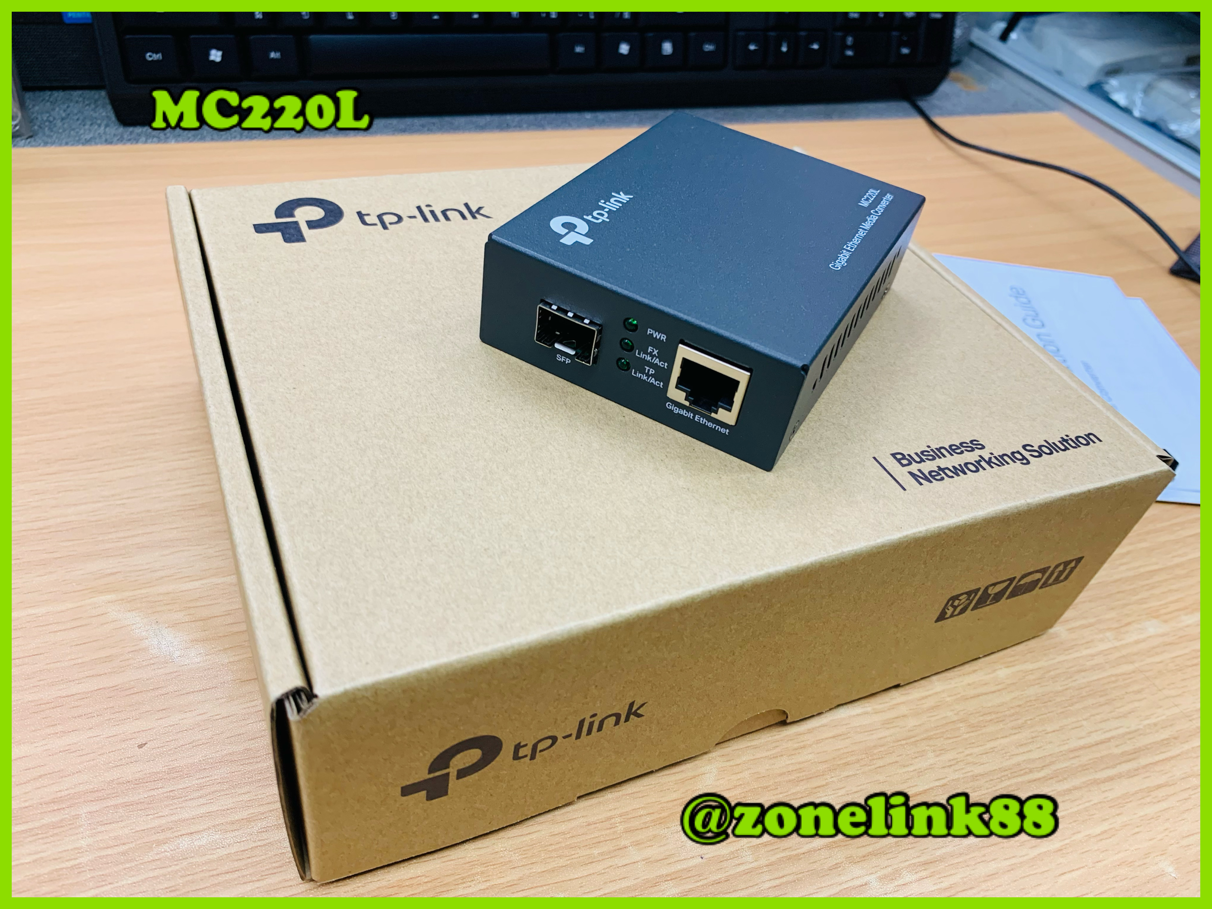TP-Link MC220L(UN) Gigabit SFP Media Converter