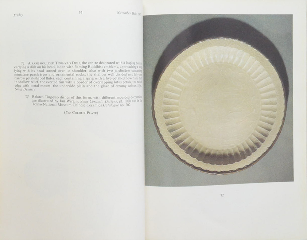 IMPORTANT CHINESE CERAMICS AND ARCHAIC BRONZES FRIDAY 16th NOVEMBER 1973