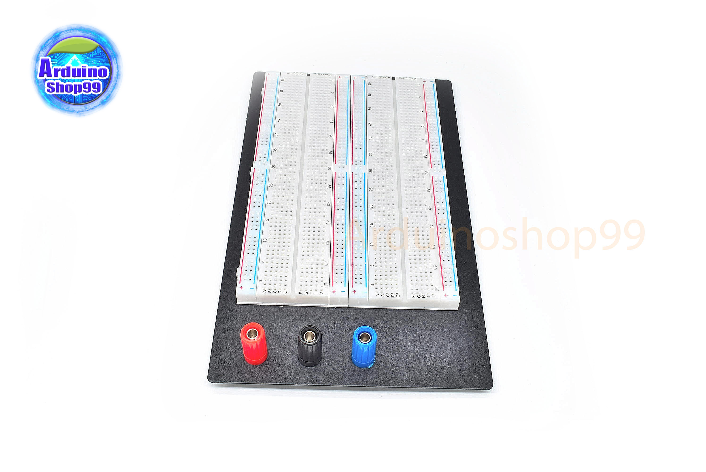 บอร์ดทดลองวงจร ZY-204 ขนาด 1660 ช่อง Protoboard Breadboard 1660 holes