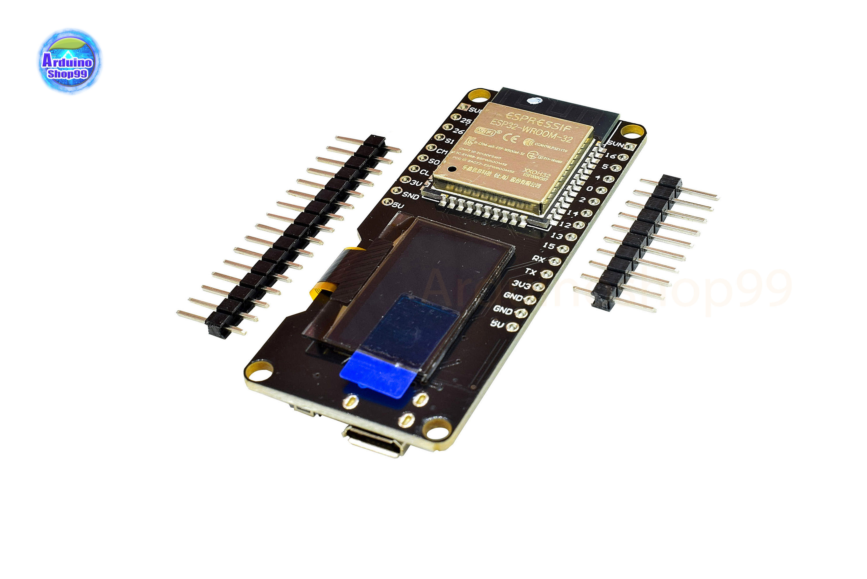 ESP32 + OLED 128x64 for WiFi and Bluetooth