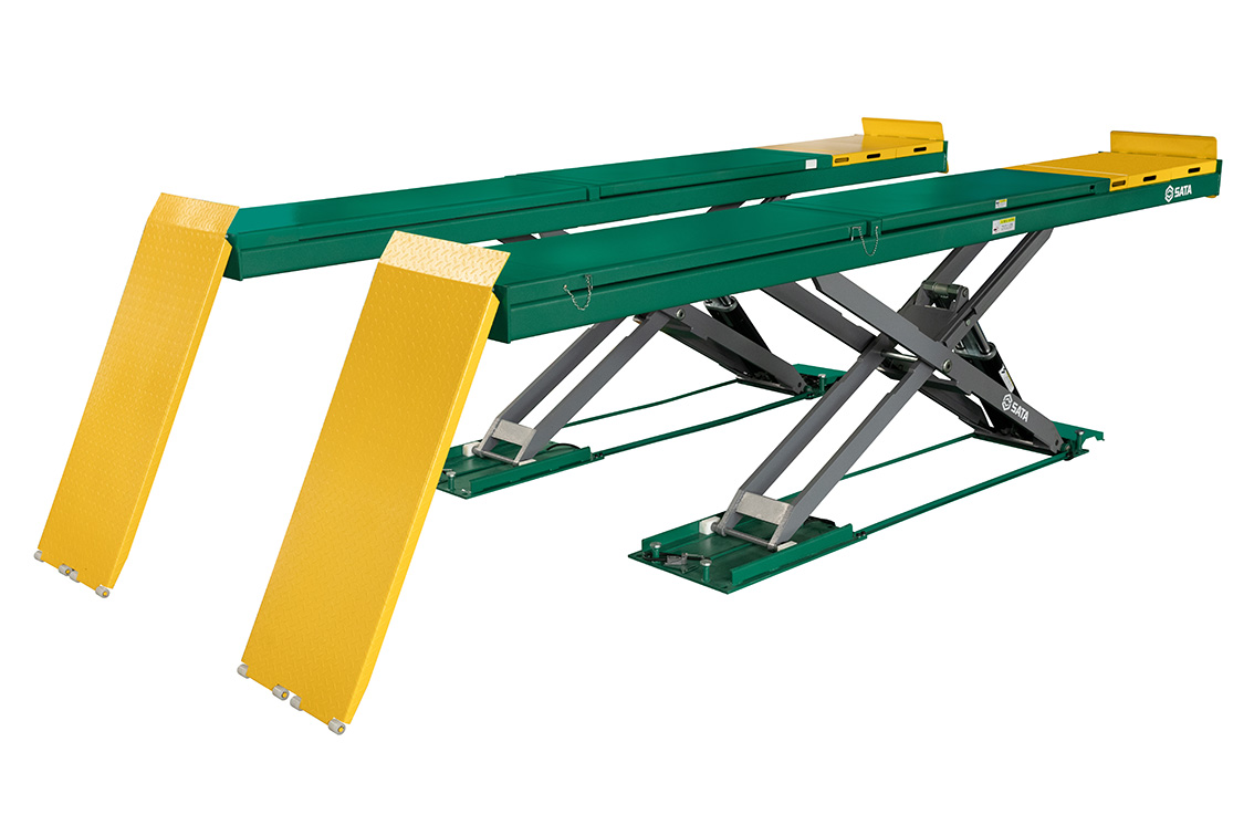 SATA SCAE5402A ลิฟต์กรรไกรยกรถ 4Ton 220V,380V ยกสูง 190-1850mm
