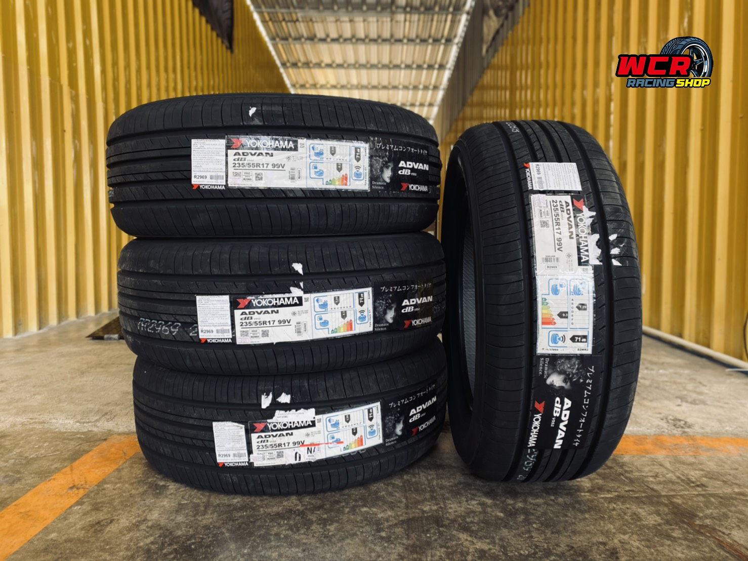 ยาง YOKOHAMA ADVAN dB V552 ขนาด 235/55-17