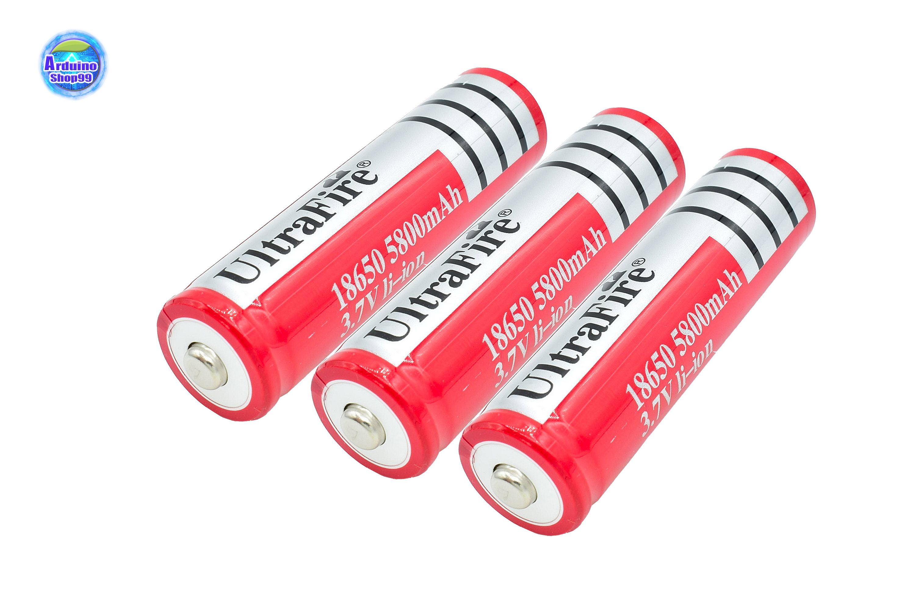 18650 lithium battery 5800 mAh 3.7 volt ( 3 ก้อน)