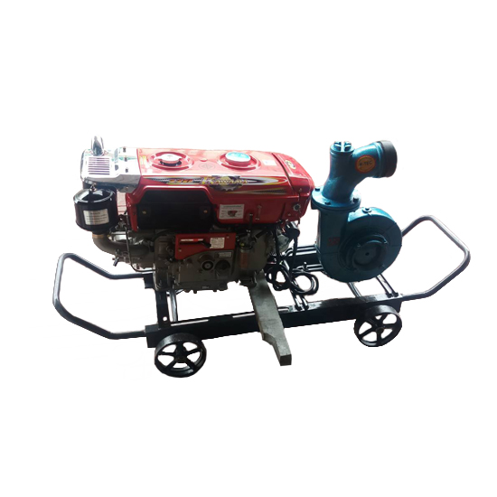 VR 401 ปั้มหอยโข่ง 4" เครื่องยนต์ดีเซล KAWAMA 11HP มือหมุน