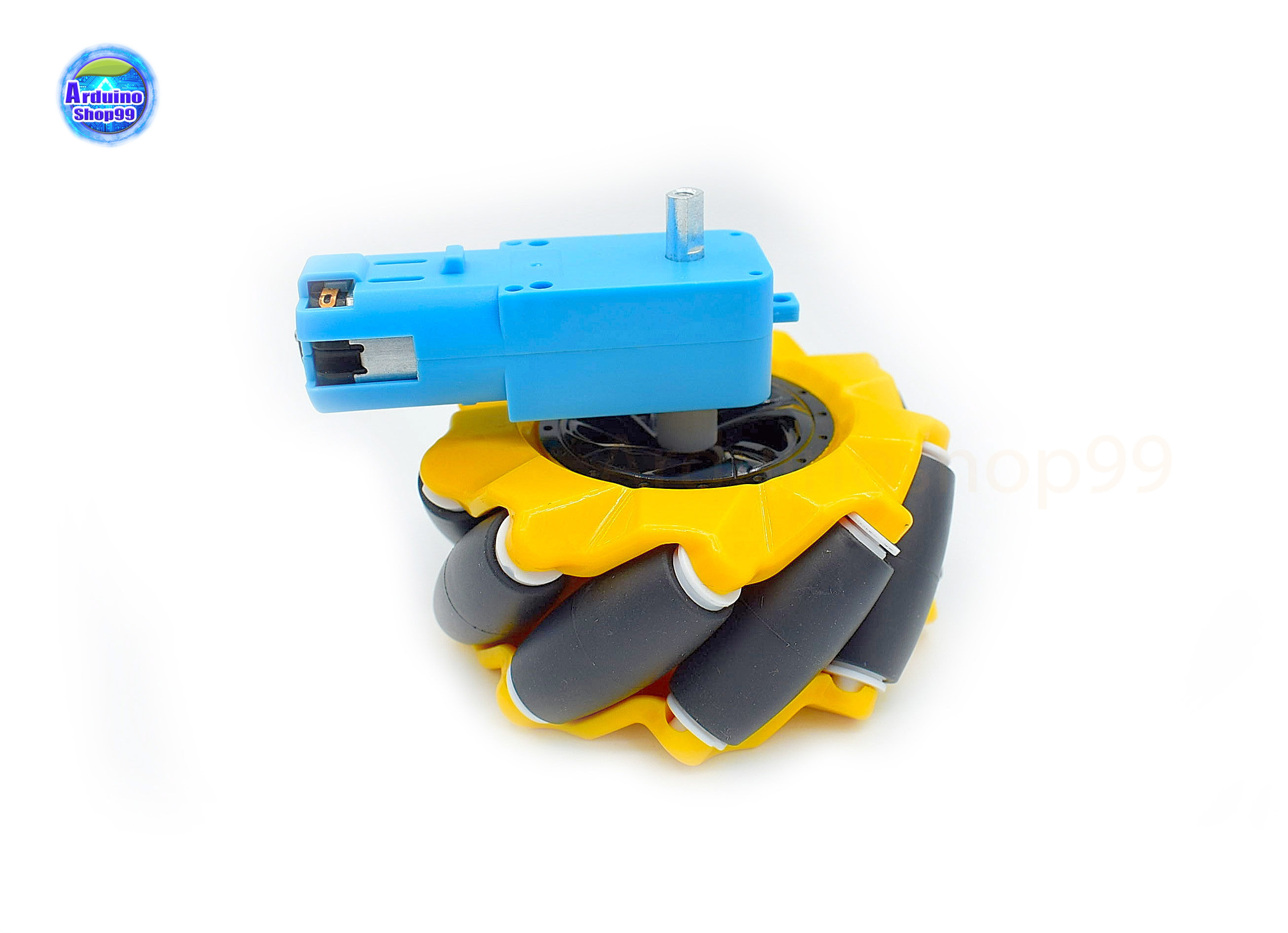 ล้อหมุนรอบทิศทาง ขนาด 80 mm Mecanum wheel (L+R)