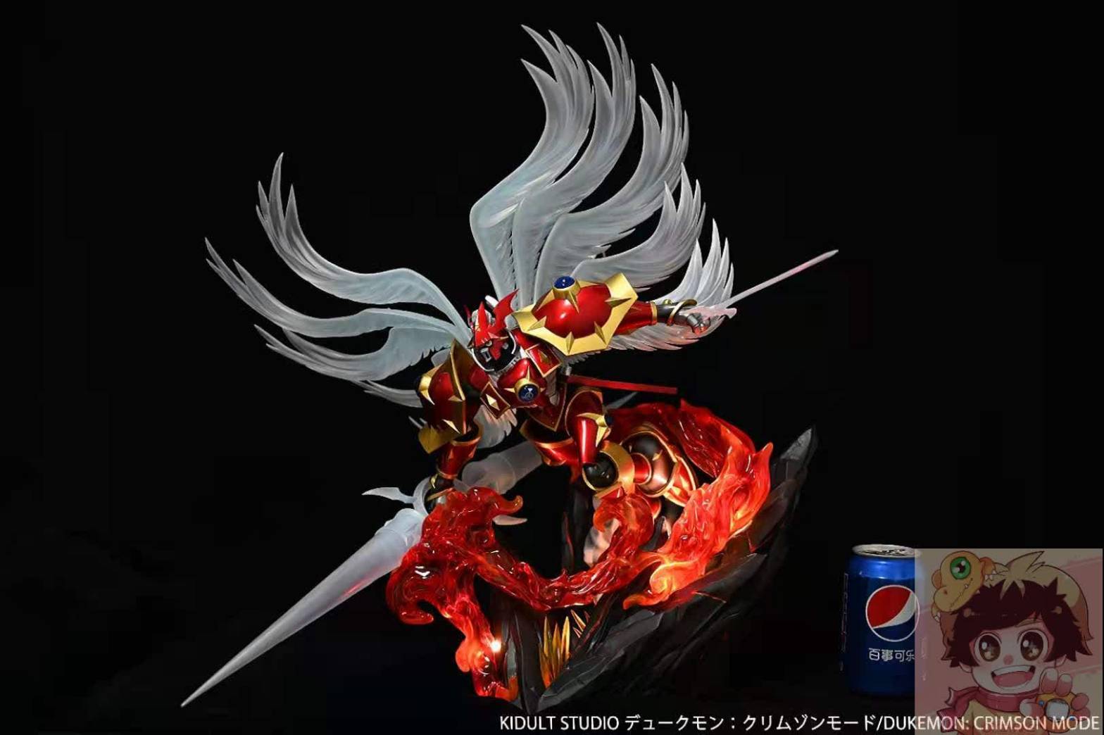 Kidult Studio - Dukemon Crimson Mode(Hidden form of Dukemon) DIGIMON ดิจิมอนเทมเมอร์ส(Digimon Tamers) ดิจิม่อน ดุ๊กมอน
