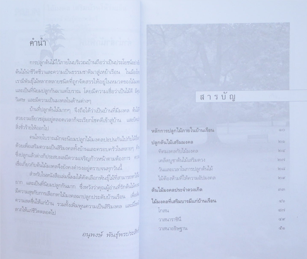 ไม้มงคล เสริมบ้านให้ร่มเย็น