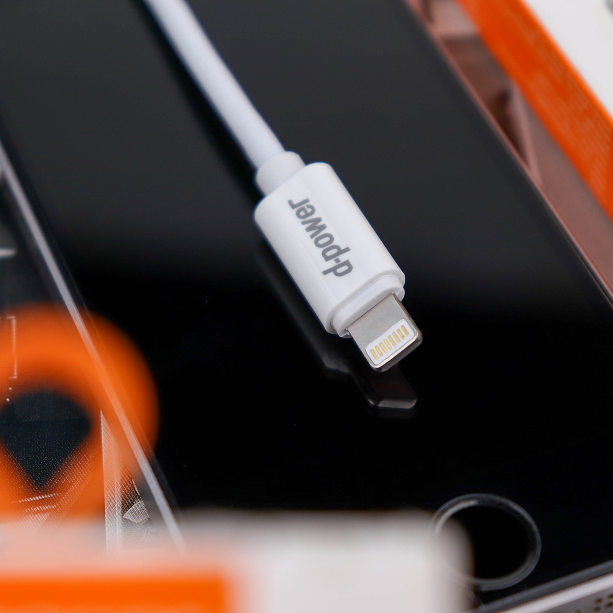 d-power อะเเดปเตอร์ ตัวเเปลงหูฟังไอโฟน รุ่น P2in1 รองรับไอโฟน 7-14 ใช้ไมค์ได้ ไม่ต้องเปิดบลูทูธ รับประกัน 1 ปี