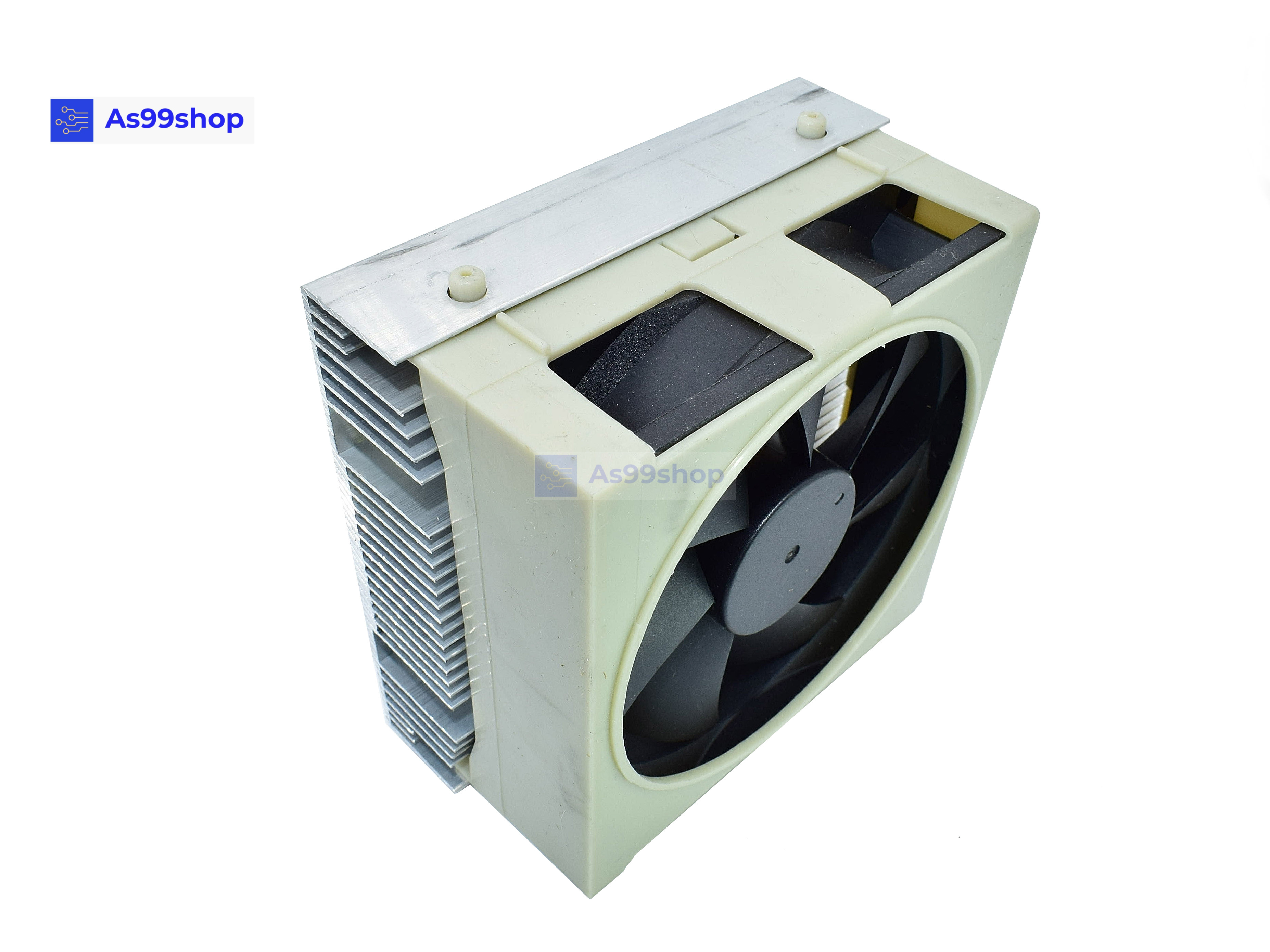 Heat Sink Aluminum Cooling block 1 ช่อง พร้อมพัดลม 3.5 นิ้ว