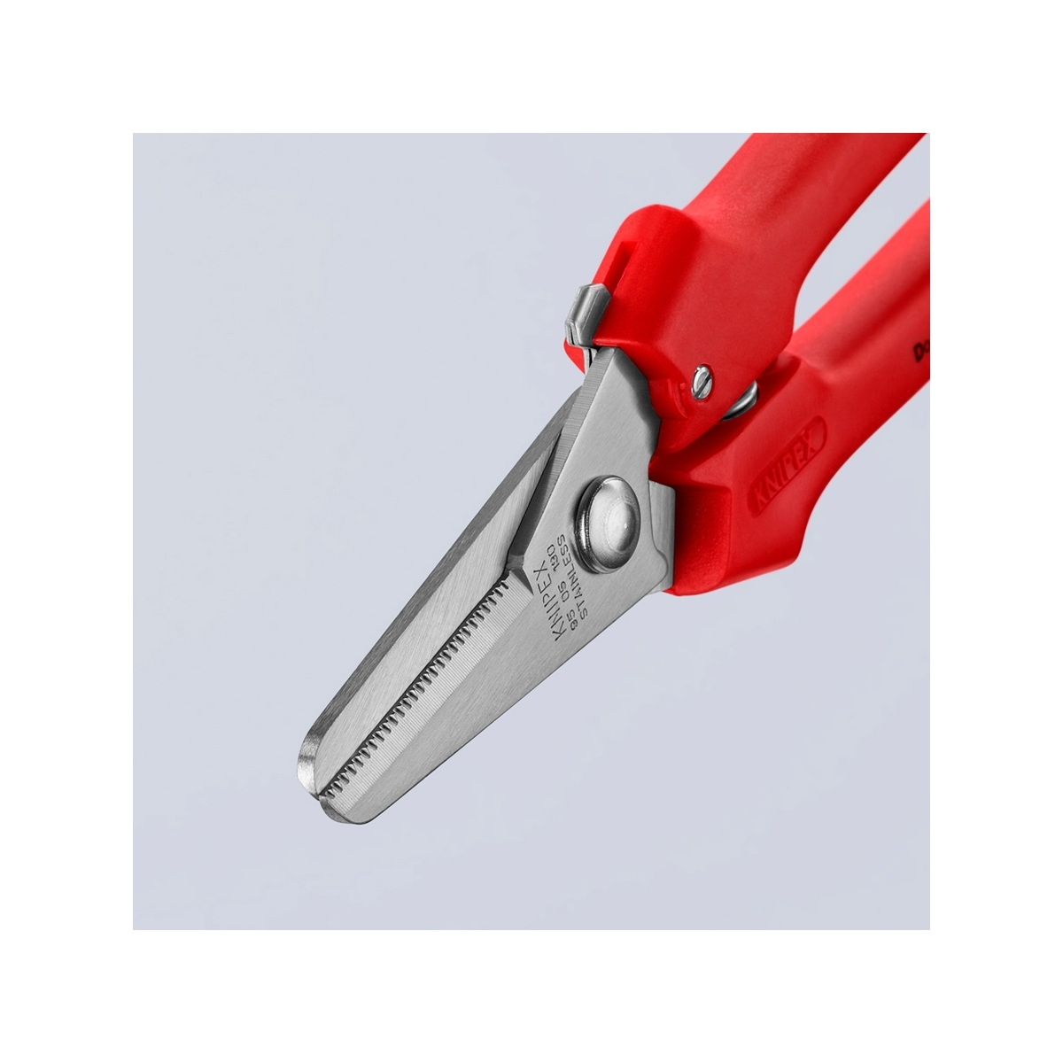 KNIPEX 95 05 190 กรรไกรอเนกประสงค์มีสปริงและตัวล็อค