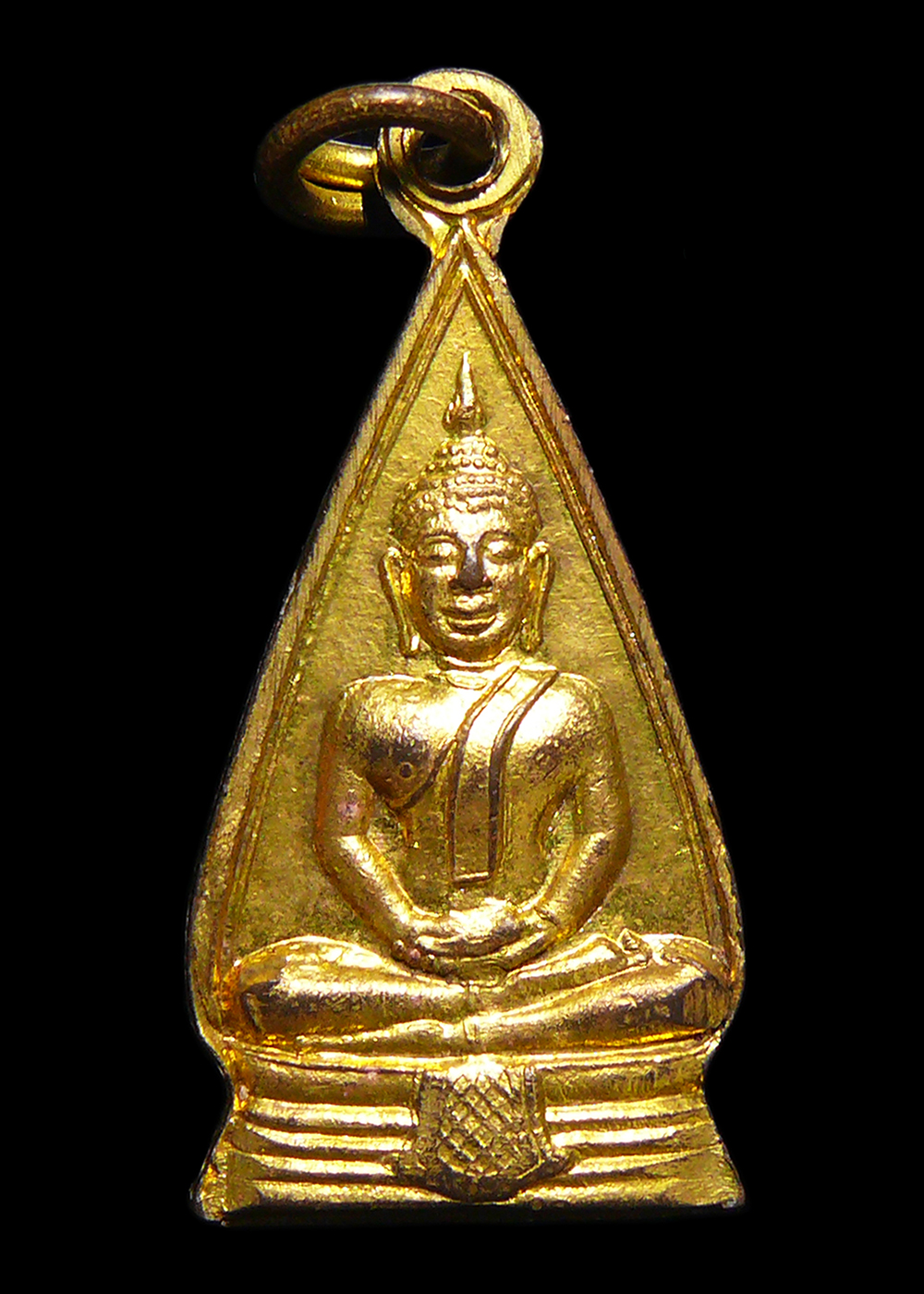 เหรียญหลวงพ่อโสธร วัดโสธรวราราม พิมพ์สองหน้า กะไหล่ทอง