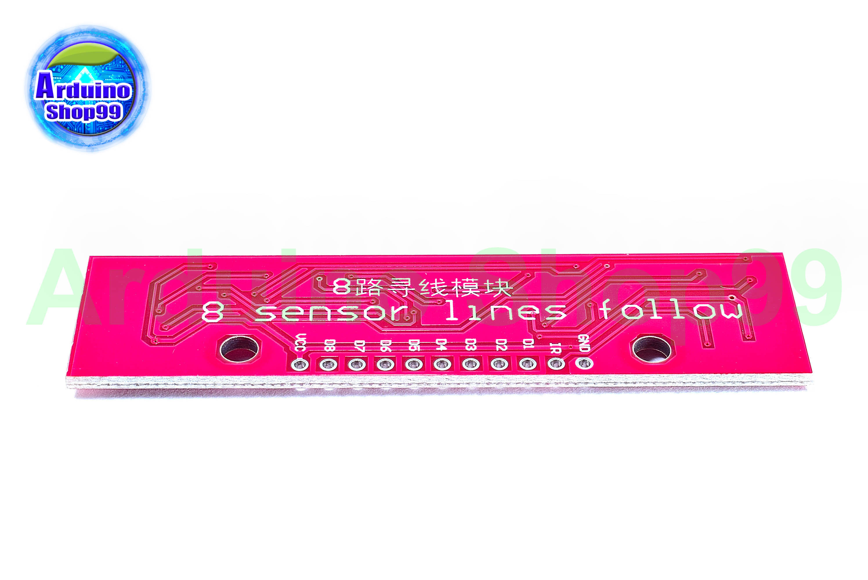 เซ็นเซอร์ตรวจจับขาว-ดำ 8 ช่อง 8-way tracing module sensor