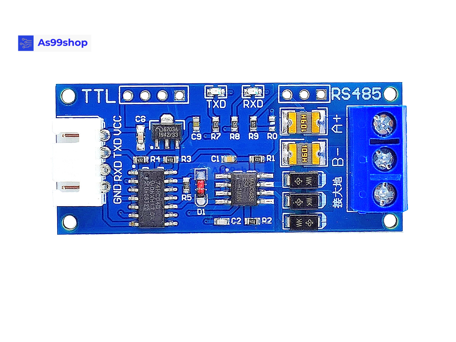 TTL To RS485 Module DC 3.0V ~ 30V