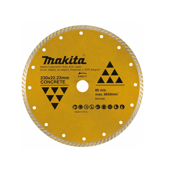 MAKITA A-84171 ใบเพชร 9" แห้ง ก้างปลา-ทอง