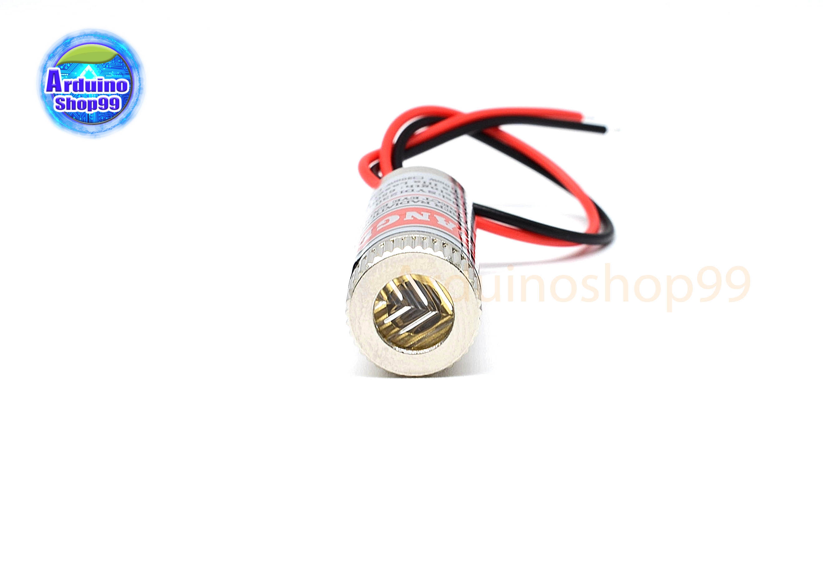 Laser 5mW 650NM เลเซอร์แบบเครื่องหมายบวก-สีแดง ปรับโฟกัสได้