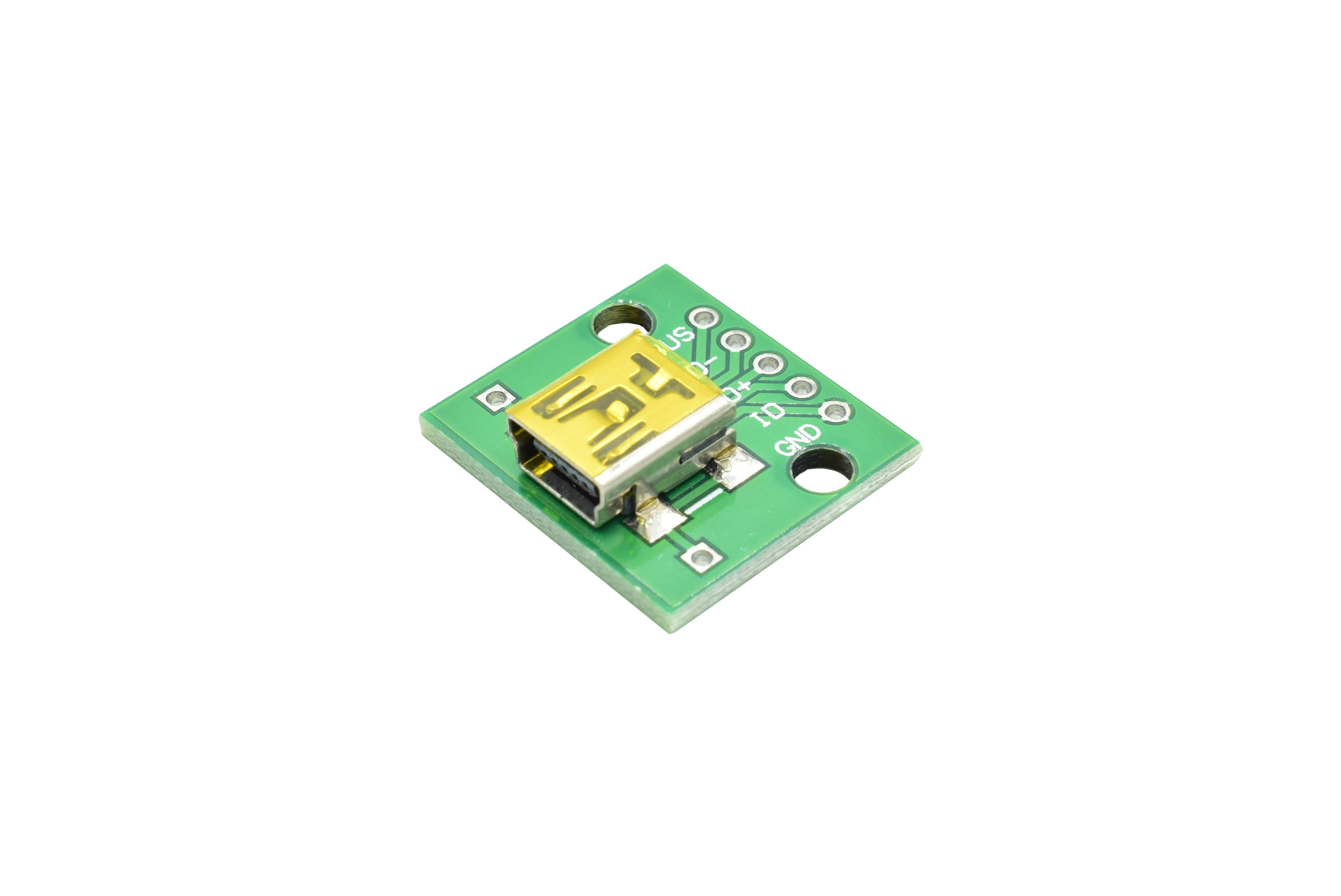 MINI USB to DIP female seat mini 5p patch to straight into the welded adapter board