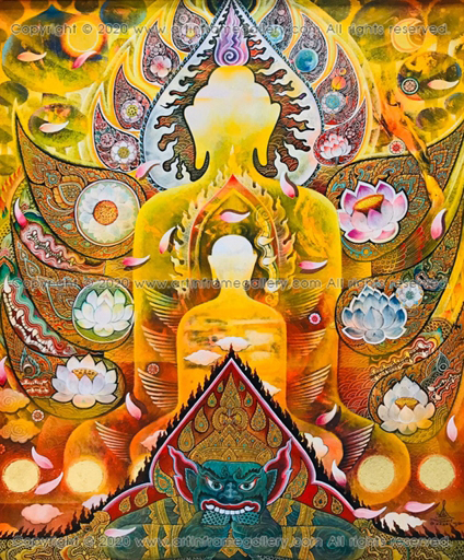 ผลงานศิลปะ "อุเบกขา"