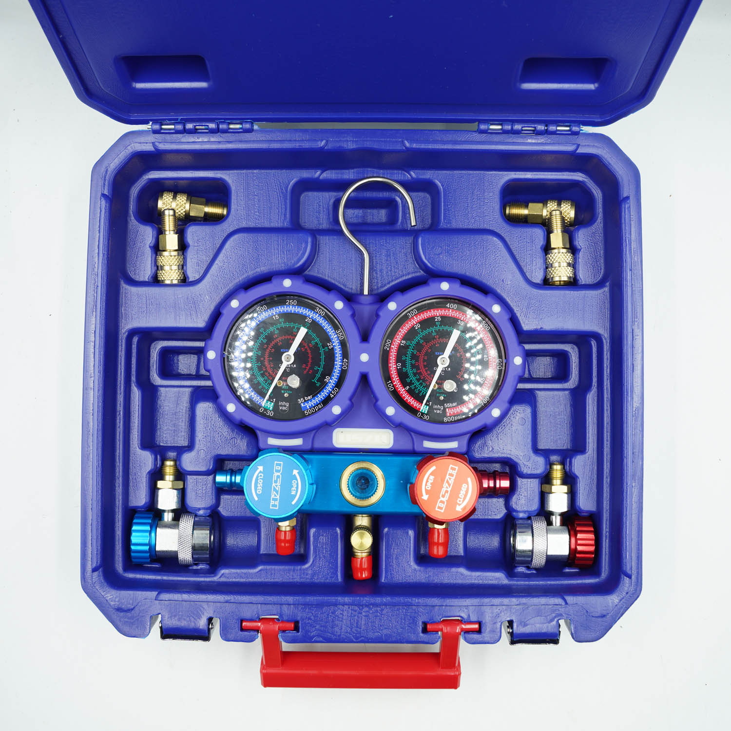 DSZH WK-P6001B เกจ์เติมน้ำยาแอร์ R404A, R410A, R32, R22, R134a สาย 60"