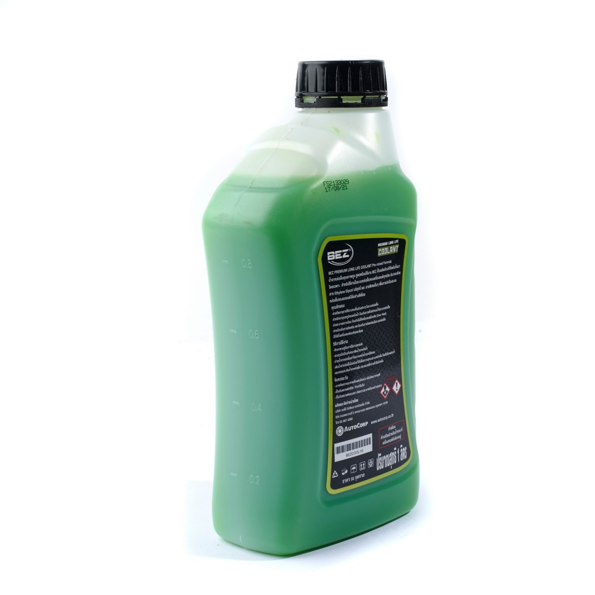 BEZ น้ำยาหล่อเย็นหม้อน้ำ สีเขียว ขนาด 1L