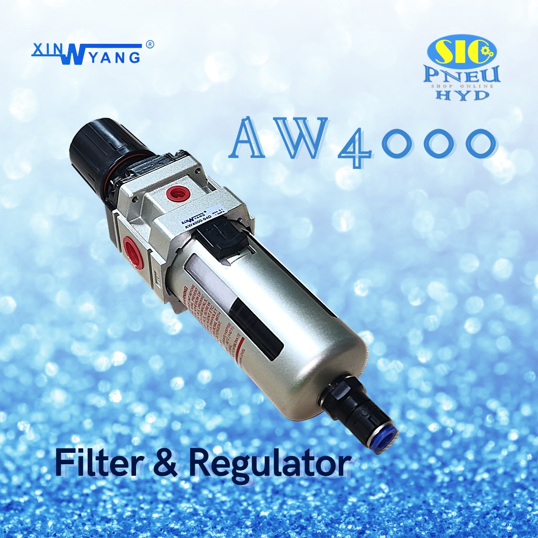 AW4000 : Filter Regulator กรองลมดักน้ำปรับแรงดัน XINYANG