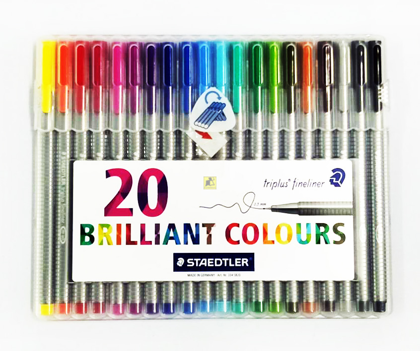 Staedtler Triplus Fineliner (บรรจุ 20ด้าม/แพ็ค)