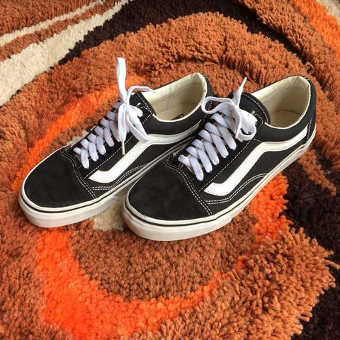 Vans Old Skool ดำหนอนขาว