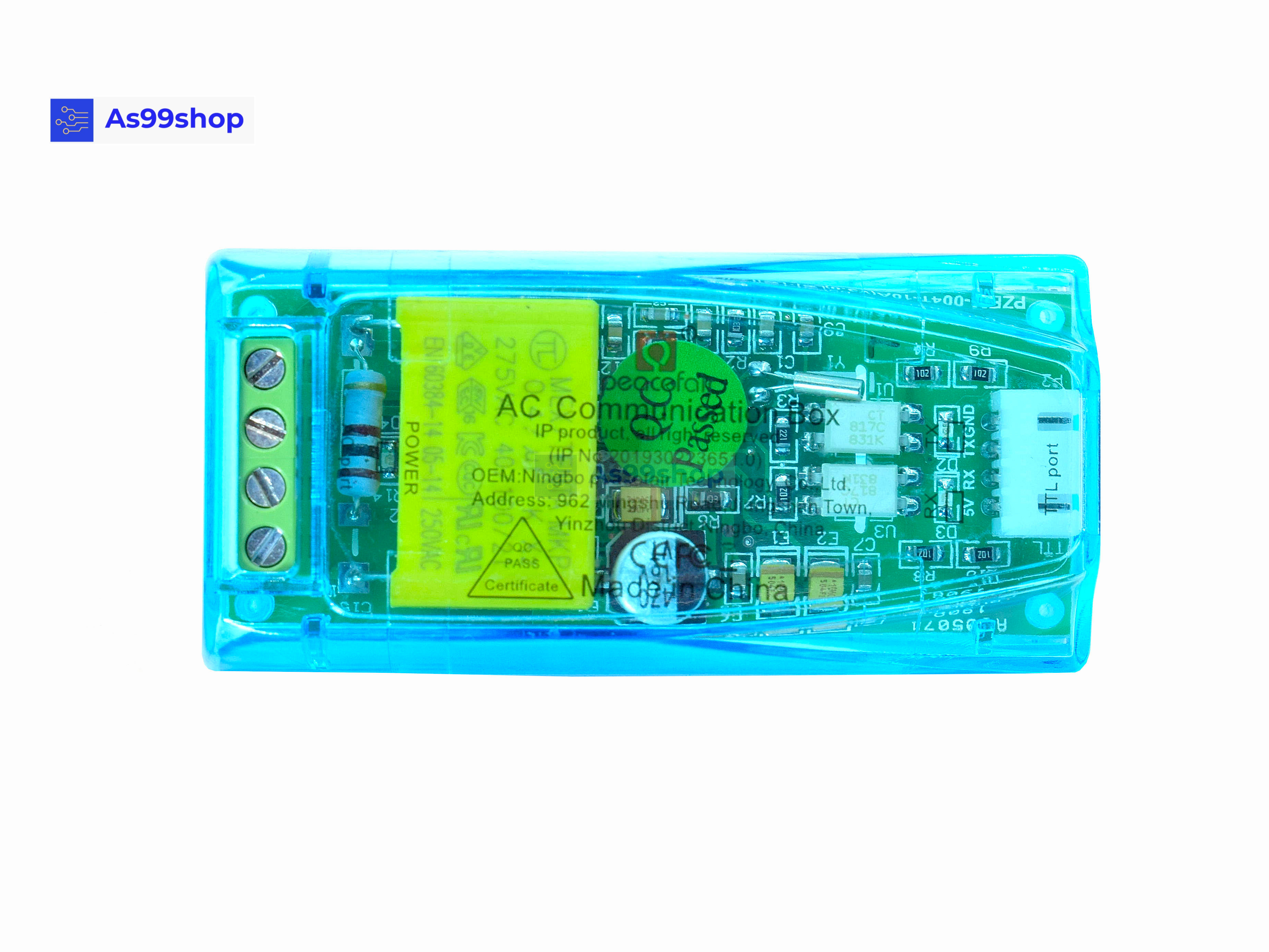 PZEM-004T 10A AC Digital Power Energy Meter Module โมดูลวัดการใช้พลังงานไฟฟ้า(ไม่มี CT)