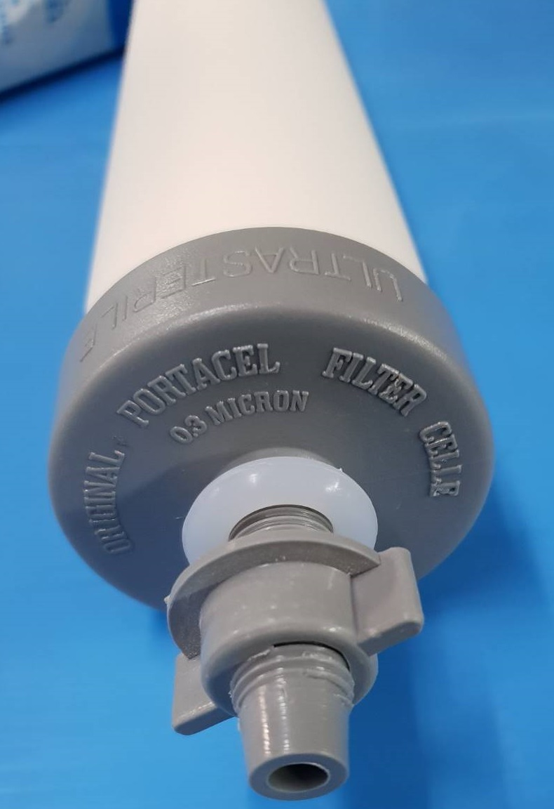 ไส้ SUPER 10" 0.3 MC ฝาสีเทา PORTACEL มีคาร์บอน