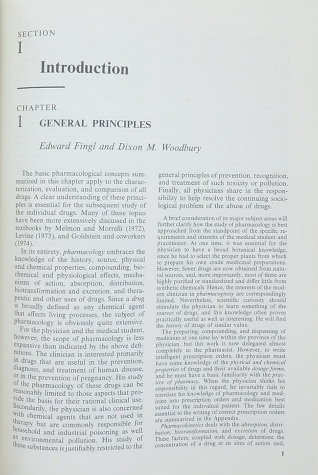 The Pharmacological Basis of Therapeutics