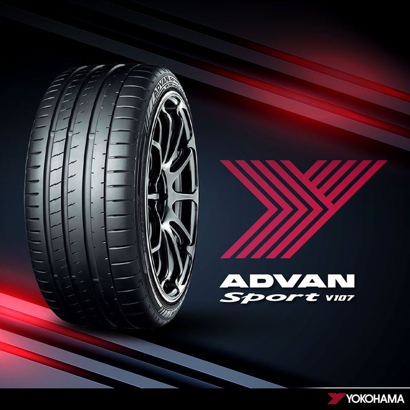ยาง YOKOHAMA ADVAN SPORT V107 ขนาด 245/45-20ราคาพิเศษ สั่งได้