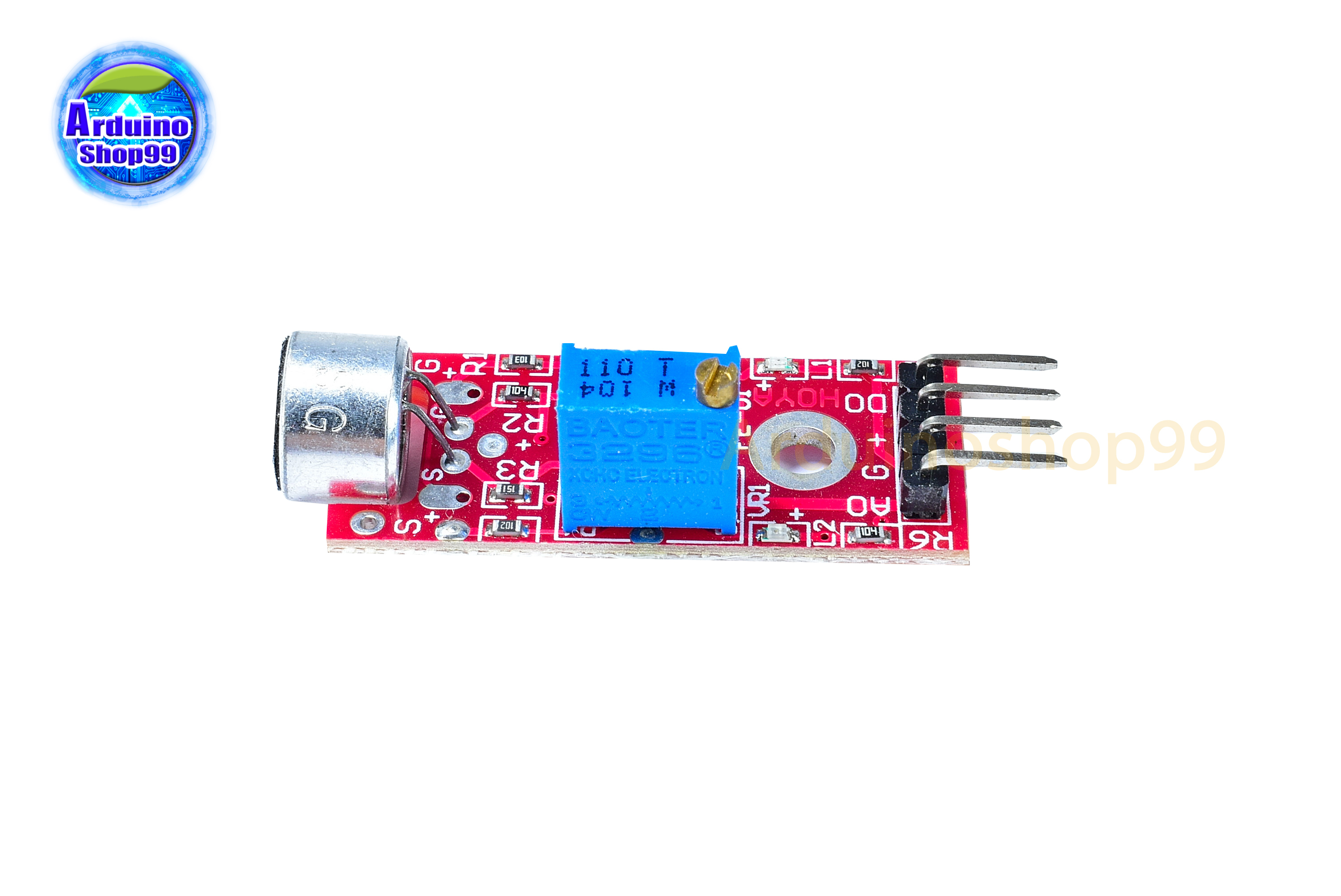 KY-037 to detect the sound of a voice 4pin microphone Sensor เซนเซอร์เสียง