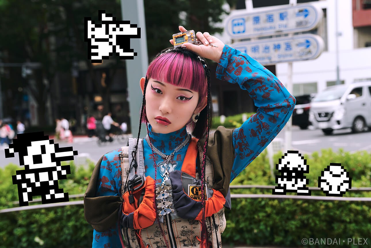 BANDAI DIGIMON Digital Monster V-PET HYPE DROP EDITION feat. Utaha - Mosiac Blue COLOR ดิจิม่อน วีเพ็ท ไฮป์ดรอป อุตาฮะ[LOT JP]