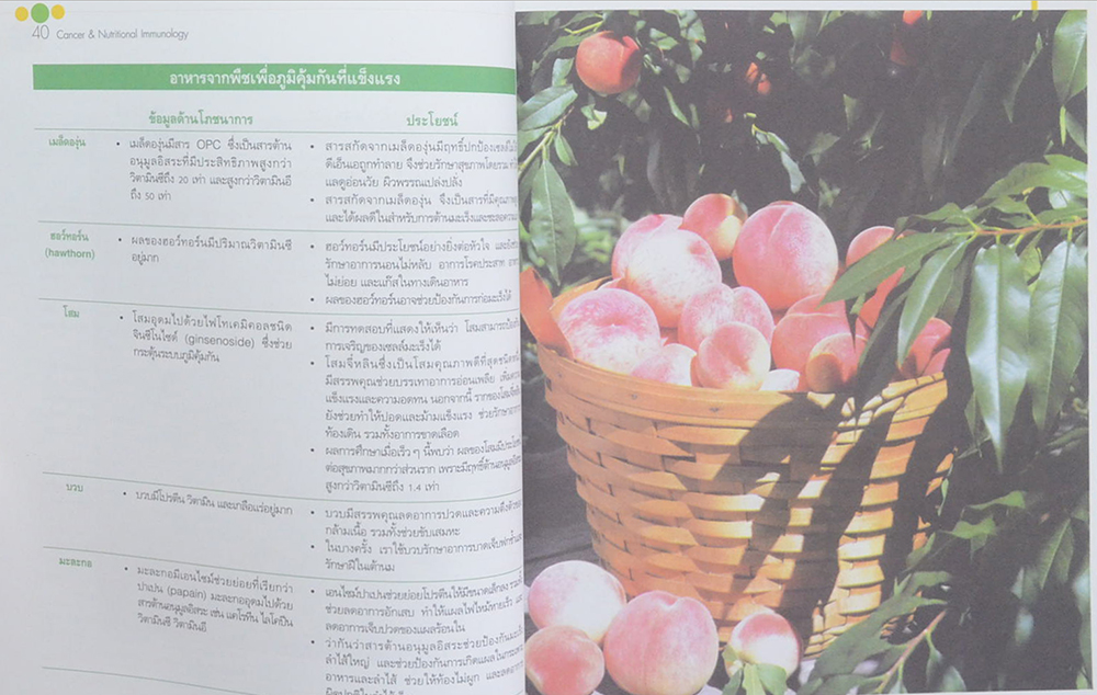 โภชนาการต้านมะเร็ง (ขายตามสภาพ)