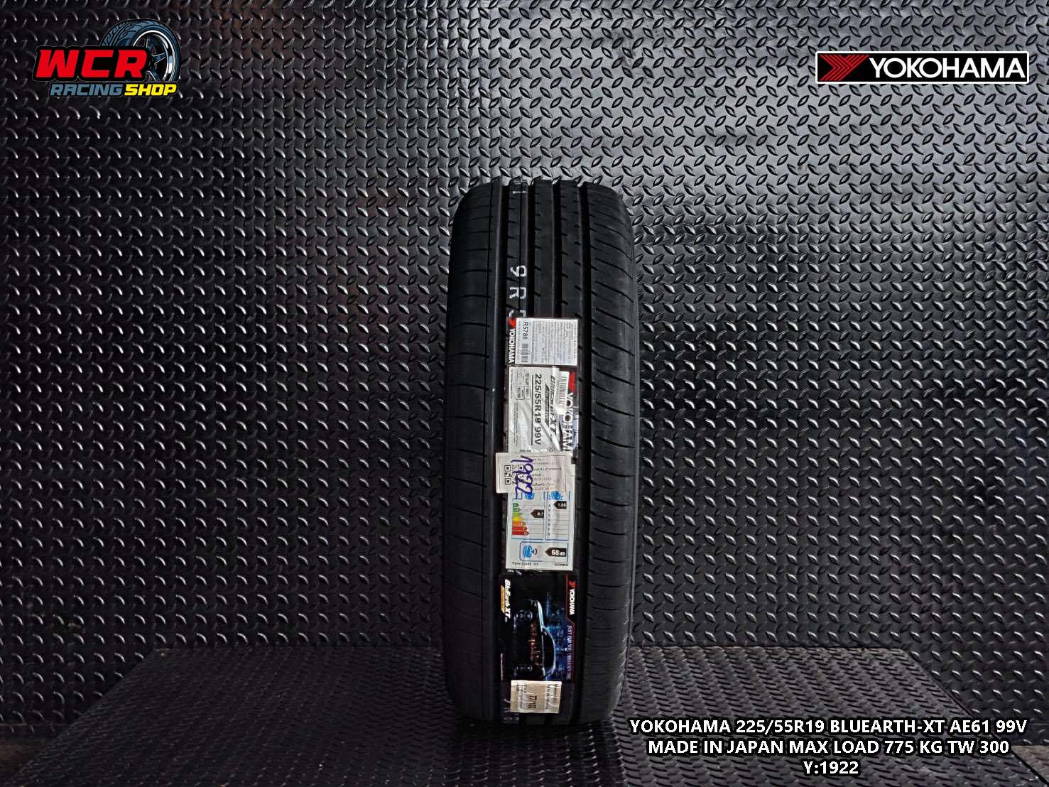 ยาง YOKOHAMA BLUEARTH-XT AE61 ขนาด 225/55R19