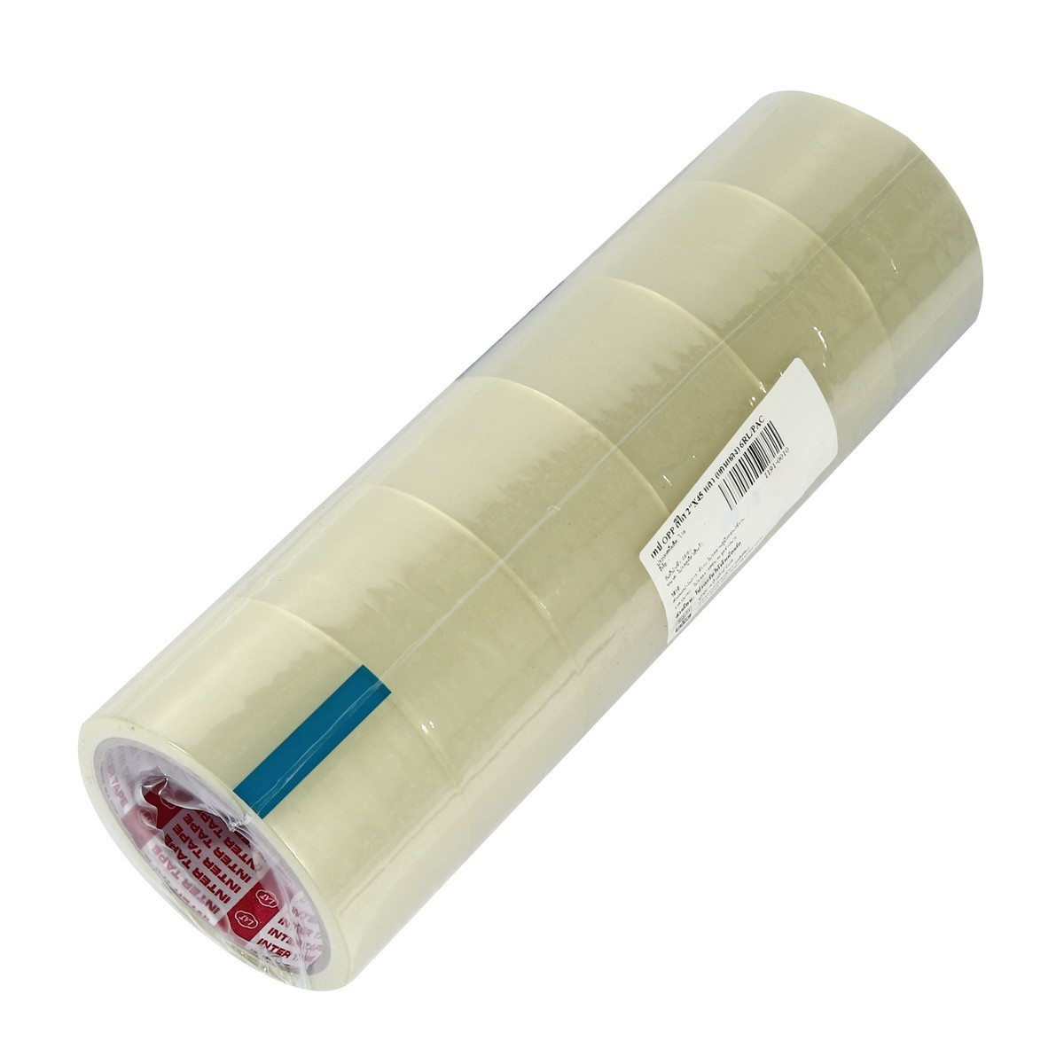 INTER TAPE เทป OPP สีใส 2" สีใส, สีน้ำตาล