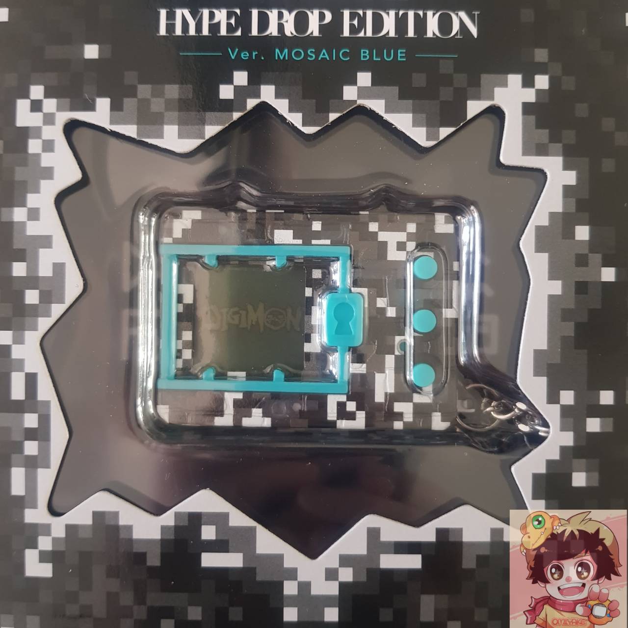 BANDAI DIGIMON Digital Monster V-PET HYPE DROP EDITION feat. Utaha - Mosiac Blue COLOR ดิจิม่อน วีเพ็ท ไฮป์ดรอป อุตาฮะ[LOT JP]
