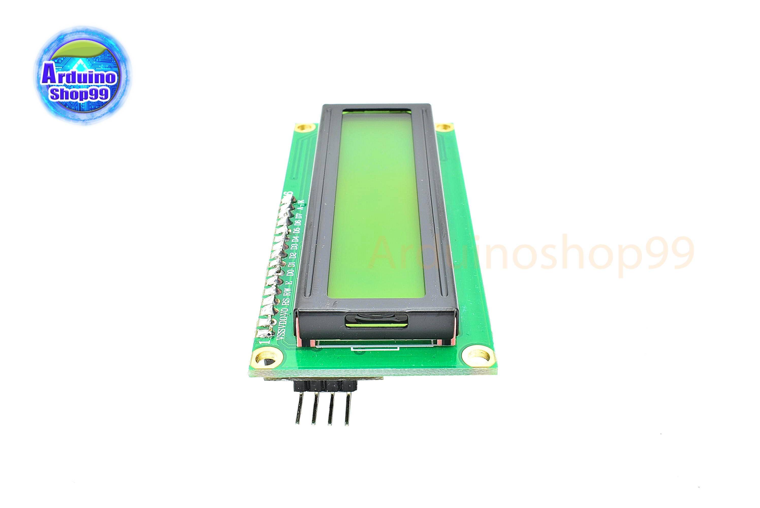 จอแสดงผล LCD1602(Yellow Screen)16*2 พร้อม I2C interface