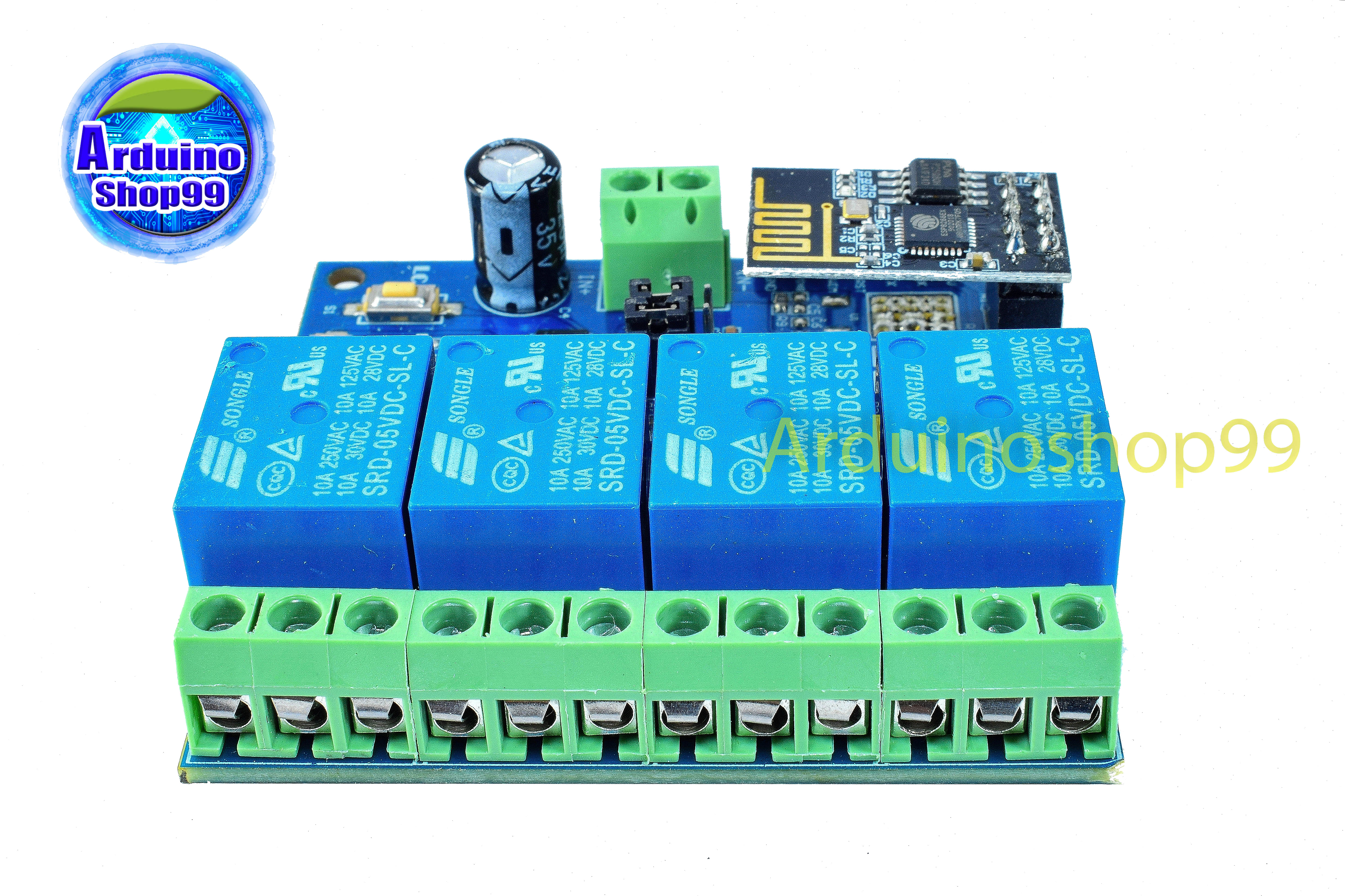 ESP8266 relay 5V 4 Channel 10 A WiFi IoT smart home