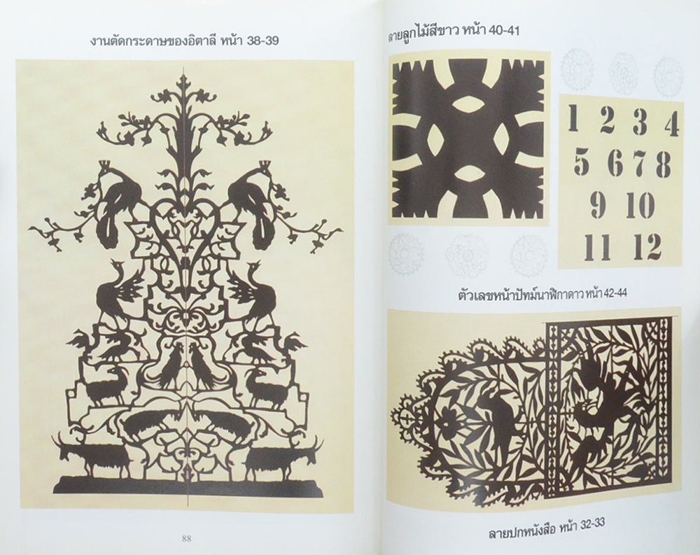 ประติมากรรมประดิษฐ์งานฉลุกระดาษ (ขายตามสภาพ)